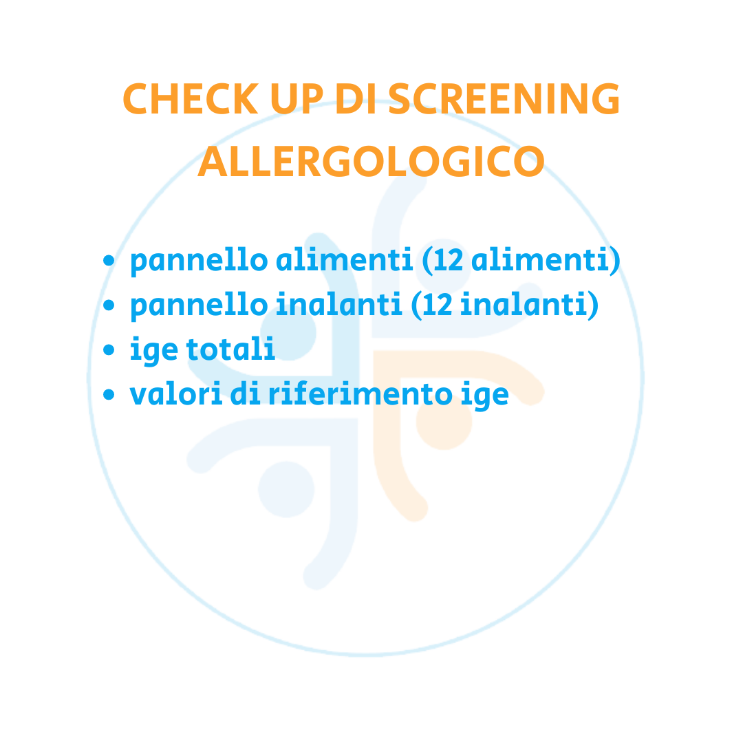 check up screening allergologico a domicilio verona