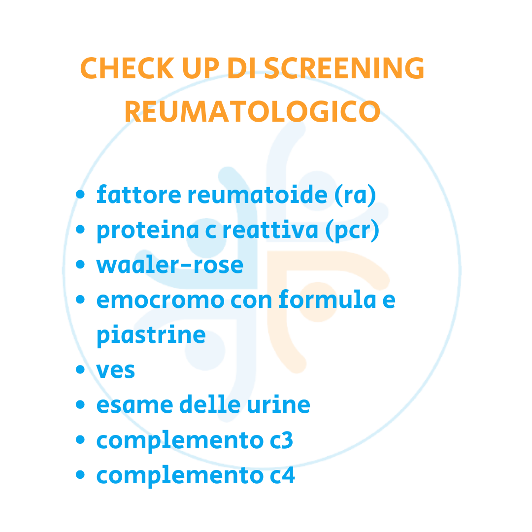 check up di screening reumatologico